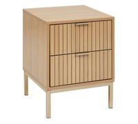 Five Simply Smart - Table de chevet 2 tiroirs en bois TASSO - Marron