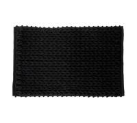 Five Simply Smart - Tapis Salle de Bain Tissé Épais 50x75cm Noir Khôl
