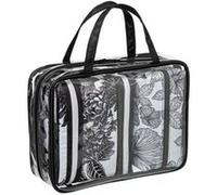 FIVE Simply Smart - Trousse de Toilette "Blackflora" 27cm Noir & Blanc Noir G