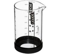 FIVE Simply Smart - Verre Doseur Gradué "Silitop" 0,6L Transparent & Noir G