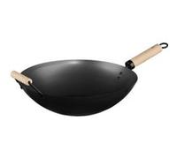 FIVE Simply Smart - Wok en Acier & Manche en Bois "Tio" 35cm Noir Noir G