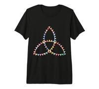 Five Solas Triquetra Trinité chrétienne T-Shirt Haut de Gamme