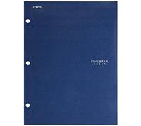 Five Star 72099 Lot de 3 chemises à 4 poches Bleu marine