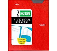 Five Star Dossier de poche Stay-Put - 29 x 24 x 0,6 cm - Rouge (72109)