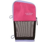 Five Star Trousse à Crayons, étui à stylos, Pochette à Fermeture éclair, Compatible avec classeur à 3 Anneaux, Organisateur de Rangement pour Fournitures Scolaires, écouteurs, chargeurs, câbles