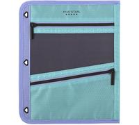 Five Star Trousse à crayons, trousse à stylos, organisateur de rangement pour fournitures scolaires, écouteurs, chargeurs, câbles, maquillage, fermeture éclair plate, s'adapte à un classeur à 3