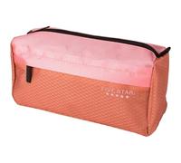 Five Star Trousse à Crayons, Trousse à stylos, Pochette zippée à 9 Poches, Organiseur de Rangement pour Fournitures Scolaires, écouteurs, chargeurs, câbles, Maquillage, Rose/Terre Cuite (500213F-ECM)