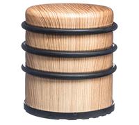 JJA Cale-porte 5five Lock' Dis – Bois naturel avec anneaux de protection en caoutchouc