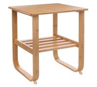 Five - Table d'appoint Bout de Canapé en Bambou 45 x 45 x H 50 cm