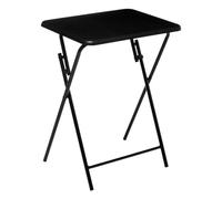FIVE Simply Smart - Table d'Appoint Pliante Design "Paola" 64cm Noir Noir G