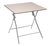 Five - Table d'Appoint Pliante Taupe 80 x 80 cm