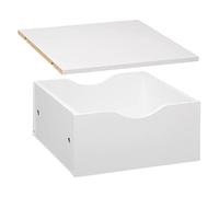 Five - Tiroir et Tablette pour étagère Coloris Blanc 31 x 31cm Mix n' modul