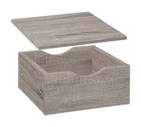 Tiroir Et Tablette Pour Étagère Coloris Gris 31 X 31cm Mix N' Modul