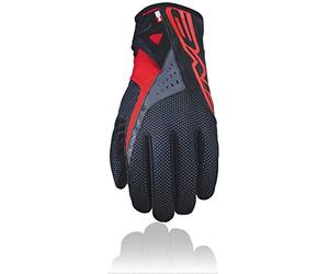 Five Voici Le Meilleur Compagnon de Vos Longues Sorties sur Route, Le RC1 s'affirme grâce à Ses Composants et à sa Coupe Ergonomique préformée. Gants de Vélo Noir/Rouge S