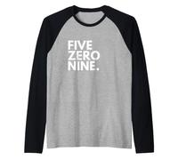 Five Zero Nine Code régional 509 Spokane, Washington Manche Raglan