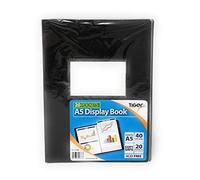 FiveBoys Stationery Ltd Classeur de rangement format A5 à 20 pochettes Noir