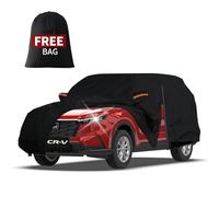 FiveFox Housse de Voiture SUV Robuste, spécialement conçue pour Honda CRV CR-V, Toyota RAV4 1996-2024, 10 Couches imperméable Toutes Saisons, Protection extérieure Contre la Pluie, la grêle et