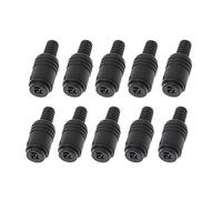 fivekim 10 pcs 2 Broches Din Haut-Parleur Plug 2 Broches Plug HiFi Haut-Parleur câble à souder connecteur connecteurs et bornes + Ruban