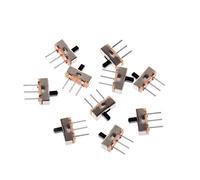 fivekim 10 Pièces 2 Position on, Off Spdt 1P2T 3 Broches Pieceb Panel Mini Vertical Slide Switch Ss12D00G3 Interrupteurs à Bascule