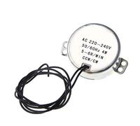 fivekim AC 220-240V Motoréducteur à Moteur synchrone 4W CW, CCW Great Couple 5-6 RPM