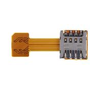 fivekim Hybrid Double Double SIM Card Micro SD Adapter for Phone Extender Nano Mic 2-in 1 Card Sticker