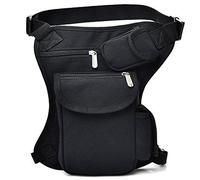 FiveloveTwo Homme Oxfort Sacs Bananes de Randonnée Sac Tactique Ceinture Multifonctionnelle Sacoche pour Voyage Sport Extérieurs Cyclisme Moto Camping Noir