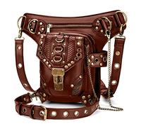 FiveloveTwo Punk Tactique Goutte Jambe Bras Sac Pack Ceinture Imperméable pour Randonnée Camping Vélo Sport en Plein Air Sacs Banane Sport Sac À Bandoulière Sacs Banane Ville