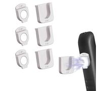 FiveMileBro 3 Paquets de Porte-télécommande magnétique Mural sans perçage, Supports de télécommande magnétiques puissants, Support de télécommande Mural für Home Office Hotel (Blanc)