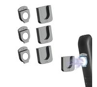 FiveMileBro 3 Paquets de Porte-télécommande magnétique Mural sans perçage, Supports de télécommande magnétiques puissants, Support de télécommande Mural für Home Office Hotel (Noir)