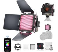 Fiveray M20C Combo [Official] Lumiere Video Rgb 20W, Led Eclairage Video, Streaming Lampe Magnetique Avec 1950 Lux/ 2700 6500K/ 4500Mah/ Contrôle App, Avec Grille/Diffuseur/Porte De Grange/S[Z4156]