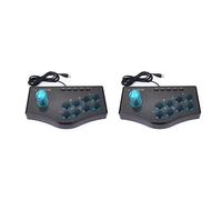 Fivetwofive 2X Contrôleur de Filaire Rocker USB Arcade Joystick USBf Bâton Convient pour Ordinateur Pc Manette de la Console de