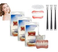 Fivfivgo Lot de 3 kits de reliure pour prothèse dentaire souple Vumela
