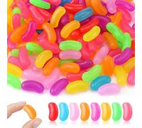 Fiwochic Lot de 100 mini bonbons colorés en vrac - Décorations de Pâques en PVC souple - Petites breloques mignonnes kawaii pour loisirs créatifs, cadeaux de Pâques