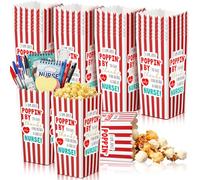 Fiwochic Lot de 24 boîtes à popcorn pour infirmière, cadeaux pour la semaine de reconnaissance des infirmières, boîtes à popcorn, sacs à friandises, cadeaux en vrac pour infirmière, remise de diplôme