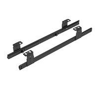 FIX&EASY Coulisses de clavier Up&Down réglable en hauteur pour plateau tiroir coulissante, glissières roulement à billes 500mm noir avec verrouillage p. station d'accueil ordinateur keyboard souris
