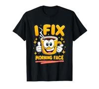 Fix Morning Face Cafe Sourire du Reveil Matin T-Shirt