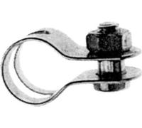 Fix Nippel Collier de serrage ovale rond 15 / 17 / 20 mm Collier de serrage pour vélo Collier de serrage pour frein à rétropédalage Moyeu de frein à rétropédalage Base de vélo