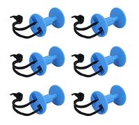 Fixage de corde à main en plastique Fixation durable pour surf 6 pc accessoires (Bleu)