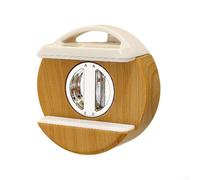 Fixateur amovible pour parasurtenseur avec base d'aspiration rotative à 360° pour cordon d'extension de fil de rangement 95 mm (marron clair)