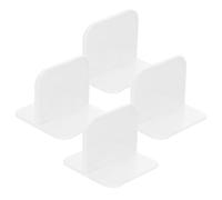Fixateur Antidérapant pour Parc à Jeux, Lot de 4, Blanc | Fixation Adhésive en Plastique Abs, Base Stable, pour Nurseries et Espace de Jeu des Garçon Fille