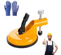 Fixateur de Fente de Plancher pour Stratifié & Bois - Régulateur de Hauteur Réglable en Alliage d'Aluminium avec Ventouses - Outil de Jointoiement Professionnel pour Carrelage & Chantier (1pc)