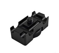 Fixateur de fil pour appareil photo reflex numérique sans miroir fabriqué en alliage d'aluminium avec quatre fentes pour aider à réduire le stress du câble et améliorer l'intégrité du signal (carré)