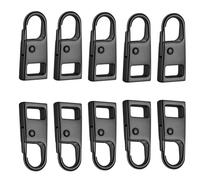 Fixateur de réparation de poignée de fermeture éclair amovible - Forme un sac entièrement fonctionnel, poignées de rechange rapides et robustes en de zinc, indice de résistance de 40 kg, kit d