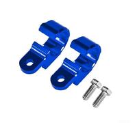 Fixateur de tuyau de frein avant CRF250L/M 2012-2015 (bleu) | Construction en alliage d'aluminium, revêtement anti-usure, convient aux modèles 2012-2015, maintien sûr, lot de 2 pièces