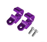 Fixateur de tuyau de frein avant CRF250L/M 2012-2015 (violet) | Construction en alliage d'aluminium, revêtement anti-usure, convient aux modèles 2012-2015, maintien sûr, lot de 2 pièces