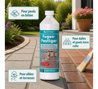 Fixateur Joint Carrelage 1L Imperméabilisant Anti-Taches Moisissures