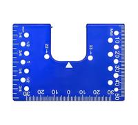 Fixateur magnétique pour charnière: positionnement de précision de la charnière, marquage inclus, ensemble de deux pièces, structure durable | pour les projets d'assemblage d'armoires de cuisine, lave