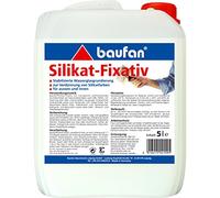 Fixatif silicate Baufan 5 L | intérieur et extérieur | sans conservateurs, solvants ni plastifiants | propriétés naturelles contre les moisissures