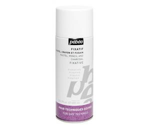 Fixatif Spray - Pébéo - 400 ml - Satiné - Pour Pastels et Fusains - Protection Durable