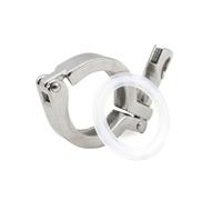 Fixation à aiguille simple en acier inoxydable avec joint en trèfle en forme de T à gaz silicone 1 "-4" 1-10 pièces(5Pack,51mmx Ferrule 64)